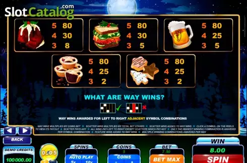 Screen4. Santa's Wild Ride slot