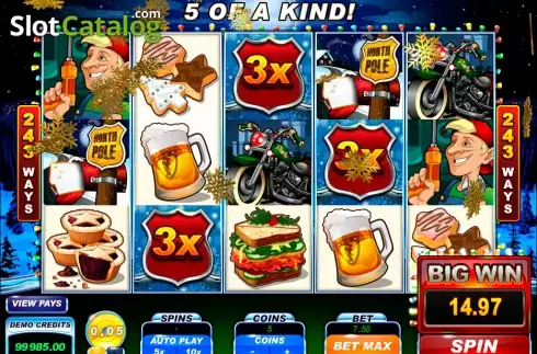 Screen6. Santa's Wild Ride slot