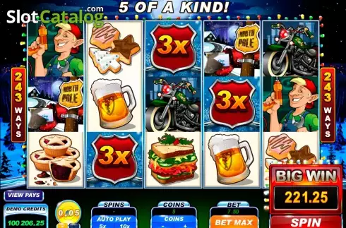 Screen7. Santa's Wild Ride slot