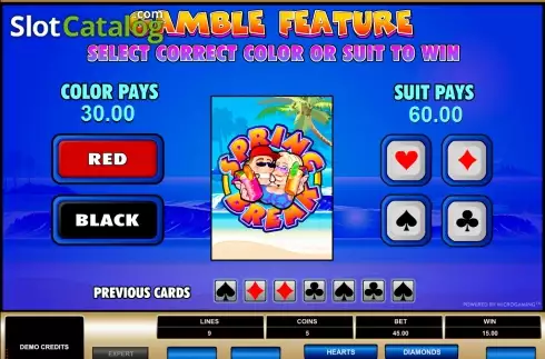 Screen5. Spring Break slot