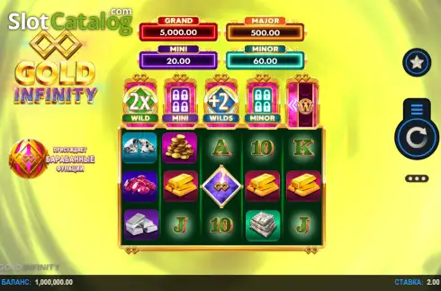 Gold Infinity slot. Gold Infinity slot