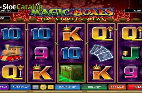 Screen 1. Magic Boxes slot