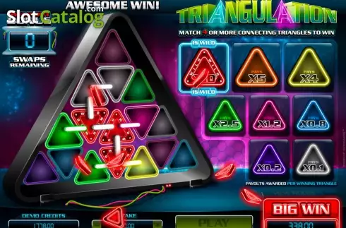 Big win. Triangulation slot