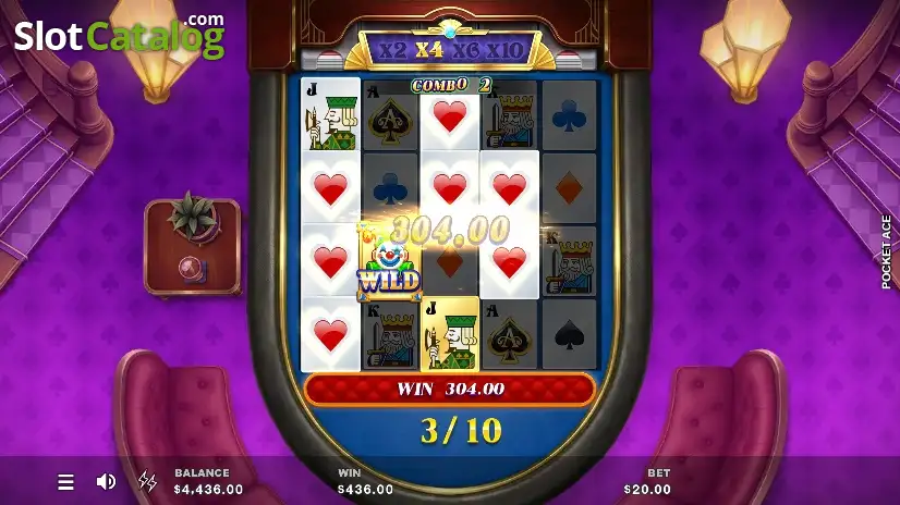 Pocket Ace - Free Spins Win Screen Pocket Ace - Free Spins Win Screen
