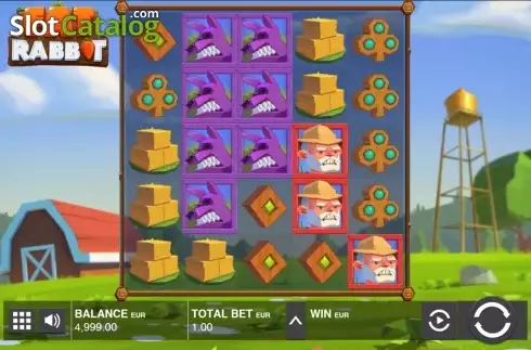 Game Workflow screen. Fat Rabbit slot