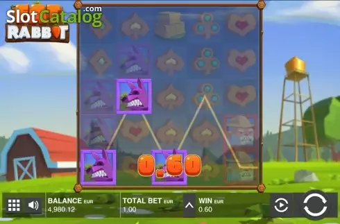 Low Win screen. Fat Rabbit slot