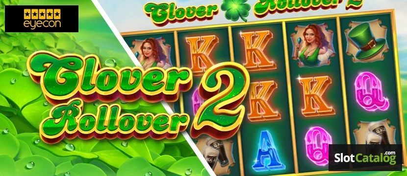 Clover Rollover 2 Λογότυπο και οθόνη τροχού
