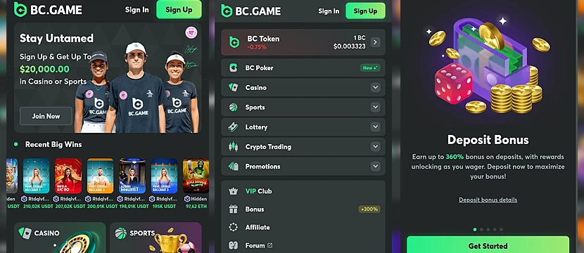 BC.Game App Screenshots BC.Game App Screenshots