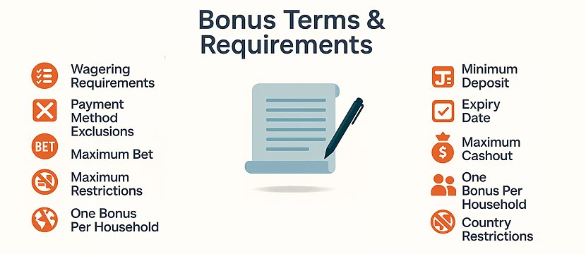 Bonus Terms & Requirements Bonus Terms & Requirements