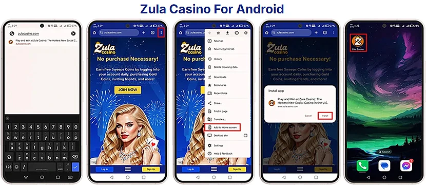 Zula Casino on Android Zula Casino on Android