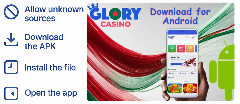 Glory Casino on Android Glory Casino on Android
